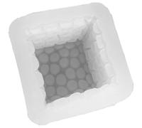 PACKOVE 3D Honeycomb Silicone Mold for Cake Chocolate Candle Making, Small Honeycomb Shape Baking Mold for DIY Soap and Wax Crafts, Food-Grade Silicone for Kitchen and Craft Use