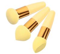PACKOVE 3pcs Beauty Pen Cosmetic Sponge Makeup Brushes for Foundation Application Makeup Tools for Women Daily Use
