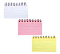 PACKOVE 3pcs Coil Notepad Multi-function Writing Pads with Smooth Surface and Good Hand Feeling, Delicate Appearance Stylish Paper Notebooks for Daily Life Office Use by Students