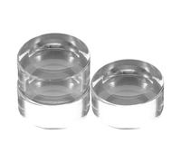 PACKOVE 3pcs Crystal Ball Stands Concave Sphere Holder Unique Design Artistic Touch Highend Vibe Simple to Clean Prevents Rolling Office Embellishment Display