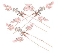 PACKOVE 3pcs Cute Hair Accessories for Women Crystal Hair Forks for Girls for Buns