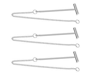 PACKOVE 3pcs Emergency Fire Safety Hammer for Alarm Button and Fire Equipment, Iron Construction with Ergonomic Antislip Grip, Lightweight Design for Public Critical Situations