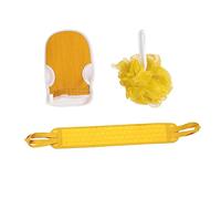 PACKOVE 3Pcs Exfoliating Shower Towel Kit Durable Back Scrubber Bath Ball for Relaxing Muscles Circulation Suitable for Arms Legs Chest Back
