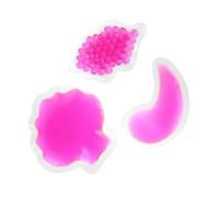 PACKOVE 3pcs Eye Gel Pack Face Gel Pad Lips-shaped Cold Therapy Pack with Pvc for Hot and Cold Therapy Face Toxins Suitable for Health Fairs and Doctor's Offices