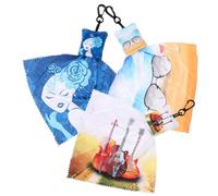 PACKOVE 3pcs Lens Cleaning Wipes for Camera Lens and Delicate Screens, Compact and Practical Fabric Cloths, Lightweight Portable Screen Cleaner Suitable for Storing in Backpack Or Purse