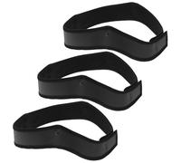 PACKOVE 3pcs Lightweight Black Hard Hat Sweatbands Liners Made of Cotton and Pu Material, Breathable Helmet Sweat Pads That Prevent Collisions, for Construction Hard Hat Accessories