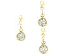 PACKOVE 3pcs Luminous Pocket Watch Buckle Design for Nurse Glow-in-the-Dark Use Stylish Watch for Night Shifts