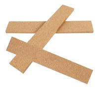 PACKOVE 3pcs Natural Frameless Cork Strips for Office and Home Use Self-Adhesive Cork Memo Board Strips to Hold Memos and Create Custom Bulletin Boards