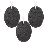 PACKOVE 3pcs Natural Lava Pumice Stone for Feet and Hands Exfoliating Hard Skin Callus Remover Foot File Reduces Corns Suitable for Home Use