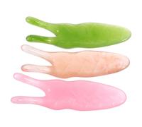 PACKOVE 3Pcs Natural Resin Nose Massagers Durable Two Pronged Scrapers for Nose Relaxation Lightweight Portable Massage Tool for Essential Oils for Family and Friends