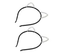 PACKOVE 3pcs Sparkly Cat Ears Headband Rhinestone Crystal Hair Accessories for Women Halloween Party