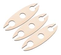 PACKOVE 3pcs Wooden Red Wine Rack Wine Cup Holder Simple Beautiful Shape Practical Design Wooden Material Organizing Bottles Secure up Bottles for Home and Bar