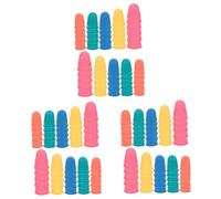 PACKOVE 3sets 50pcs Rubber Finger Protectors Non Slip Finger Covers for Safe Money Counting Sorting and Writing Tasks Comfortable Grip Wear Multi Options Random Color 50pcs*3