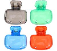 PACKOVE 4 Pcs Portable Toothbrush Head Covers Travel Toothbrush Holder Set with Protective Caps Multi-Color Compact Oral Care Accessory for Travel