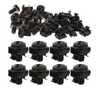 PACKOVE 40pcs Rack Screws and Cage Nuts Kit M6x14mm for Server Cabinets and Network Racks, Black Carbon Steel with Precision Design and Space Optimization for Studio Equipment Shelves