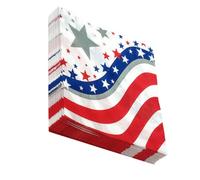 PACKOVE 40Sheets Independence Day Napkins Creative Star Design Durable Party Essentials for Holiday Decor for Celebrations and Everyday Use