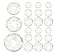PACKOVE 45pcs Glitter Heart Plastic Binding Discs for Notebooks and Planners, Adjustable and Shareable Abs Discbound Rings with Hollow Heart Shape for Journaling and Notetaking