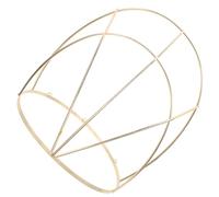 PACKOVE 47x5.78x5.70in Headdress Frame Hair Crown Frame 2 Pack Metal Sturdy DIY Feature Ancient-Style Gold Traditional Chinese Fashion Accessory for Traditional Chinese Attire Headdress