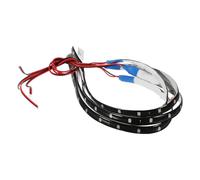 PACKOVE 4pcs 12v Waterproof Ice Blue Automotive LED Light Strips 30cm Car Interior Decorative Lights for Trucks Motorcycles Boats and Golf Carts