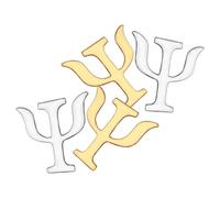PACKOVE 4Pcs Adorable Psychology Symbol Brooch Pins Creative Note Shape Fashion Accessories for Women Birthdays and Holidays Durable Design