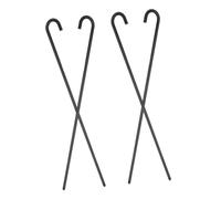 PACKOVE 4pcs Black Magician Cane Lightweight Stage Party Stick Cosplay Crutch for Halloween Costume Accessories