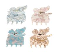 PACKOVE 4pcs Butterflies Jaw Clips Hair Claw Clips Women Butterfly for Elegant and Graceful Hairstyles