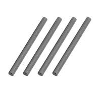 PACKOVE 4pcs Graphite Electrode Rod 8mm Diameter Carbon Stick with Precision Engineering and Corrosion Resistance for Laboratory Environments and Science Fair Applications
