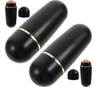 PACKOVE 4Pcs Mini Volcanic Stone Face Oil Absorbing Balls for Oily Skin, Professional Round Absorbent Replacement Spheres for Facial Oil Management and Skincare Use