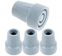 PACKOVE 4pcs Non-Slip Rubber Walking Stick Tips for Trekking Poles and Crutches, Protective and Easy Assembly Feet Accessories for Country Activities and Camping