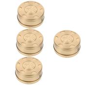 PACKOVE 4pcs Portable Copper Moxibustion Box Heat Moxa Tank for Relief and Relaxation at Home Yoga Beauty Clubs with Slow Burning and Long Working