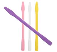 PACKOVE 4pcs Silicone Stir Sticks for Resin and Arts, Reusable Stirring Rods for Home Use and Crafts, Fashion and Fun Style Mask Mixing Tools, 10cm Length