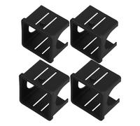 PACKOVE 4pcs Square Tube Sliding Sleeves for Fitness Equipment Accessories, Hollow Inner Liner Made of Sturdy Pp and Pa, Enhancing Structural Stability and Reducing Friction during Intense