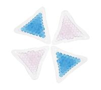 PACKOVE 4pcs Triangular Ice Packs for Physiotherapy Hot Cold Reusable Compress Bags for Injury Relief Swelling Reduction Muscle and Blue Rosy Red