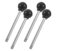 PACKOVE 4pcs Weight Stack Pin M8 for Gym Equipment with Ergonomic Plastic Handle and Secure Fit Steel Construction, 4.13in Non-magnetic Fitness Equipment Accessory for Strength Machines