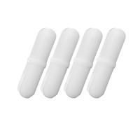 PACKOVE 4pcs White Magnetic Stir Bars for Self-stirring Cups, Pp Stirring Rod Laboratory Accessories Compatible with Magnetic Stirrer Mixer for Experimental Mixing