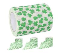 PACKOVE 4rolls Toilet Paper Patrick's Day Bathroom Decor Versatile Use As Toilet Tissue Napkin Cleaning Paper Soft and Quality for Home and Events
