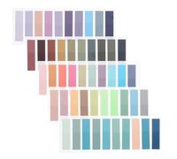 PACKOVE 5 Books Sticky Page Markers Highlight Bookmark Pet Material Soft Texture Does Not Block Text Portable Sentence Markers for Beginners Who Have Just Learned to Read