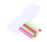 PACKOVE 5 Pcs Adjustable Chalk Holder Set with Eco-friendly Dacron Material and Hard Storage Case, Keeps Hands Clean, for School and Industrial Use and Teachers Random Color