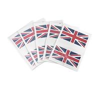 PACKOVE 5 Sets Waterproof England Flag Face Stickers Temporary Football Match Decorative National Flag Decals Fan Support Patriotic Body Art for Sports Events