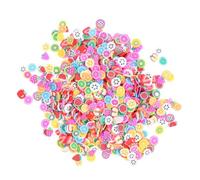 PACKOVE 5000pcs Fruit Nail Slice Nail Stickers Decals Clay Fruit Slice for Art Decoration Per Pack for Diy Art Projects and Home Crafting
