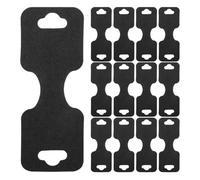 PACKOVE 50pcs Blank Foldable Jewelry Display Cards for Necklaces Rings Bracelets and Keychains, Paper Necklace Display Tags for DIY Jewelry Pricing and Packaging