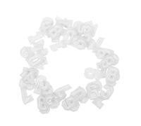 PACKOVE 50pcs Digital Embroidery Patch Numbers Iron Embroidered Appliques for Soccer Shirts Pants Backpacks DIY Clothing Repair Sew Badges