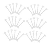 PACKOVE 50pcs Eyeliner Stamp Tool for Beginners Cat Eyes Eyeliner Stencil Precise Eye Shadow Makeup Aid Travel Friendly