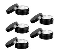 PACKOVE 5Pcs Cosmetic Storage Jars Durable Cream Dispensing Cases for Eye Masks for Skincare and Travel for Organizing Samples and Creams