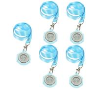 PACKOVE 5pcs Glow Dark Pocket Watch for Nurses Buckle Design for Hiking and Climbing Scenarios Made of Material