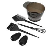 PACKOVE 5pcs Hair Dye Tool Kit Complete Hair Coloring Set Gloves Applicator Washable Reusable for Home Salon Use