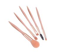 PACKOVE 5pcs Makeup Brush Set Foundation Powder Brush Eye Shadows Kit No Shedding Portable for Women