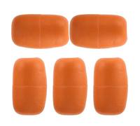 PACKOVE 5pcs Orange Foam Buoy Floats for Fishing Nets and Net Cages, Sturdy Pvc and UV Resistant Material, Easy Installation and Maintenance, for Marine and Aquaculture Use