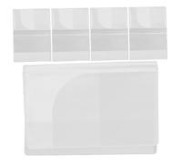 PACKOVE 5pcs Passport Holder Credit Card Organizer Set, Wear-Resistant Frosted Plastic Covers Multiple Card Slots, Travel Essential Document Protectors for Study Abroad and Overseas Trips