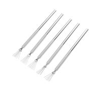 PACKOVE 5pcs Versatile Stainless Steel Nail Art Line Painting Tool for Beginners Nail Art Fine Liner Pens Wire Drawing Pen Suitable for Detailed Line Work